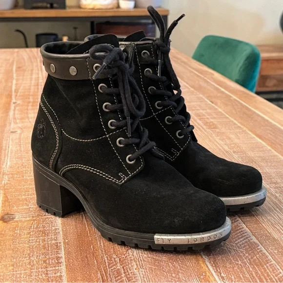 Fly London Leather Boots - Picture 2 of 16